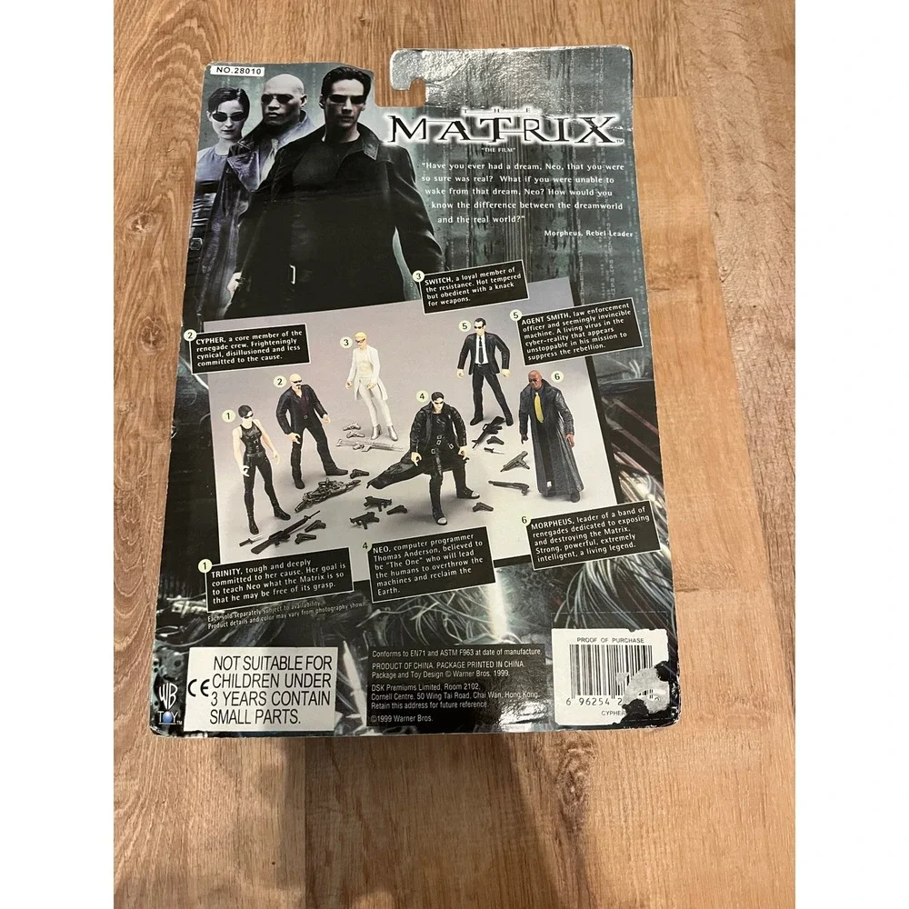 The Matrix Cypher Action Figure with Accessories New‎ in Box NO2 Toys 28010